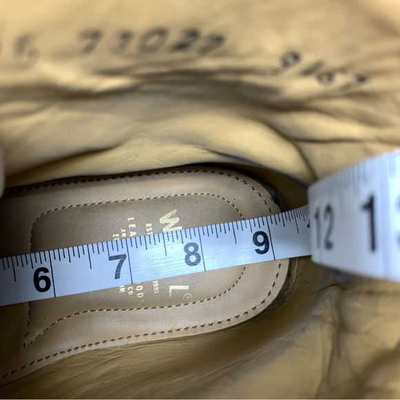 Will Leather Goods Lace Up Leather Combat Moto Boots 38/6MNS/8WMS Gorpcore - Picture 9 of 16